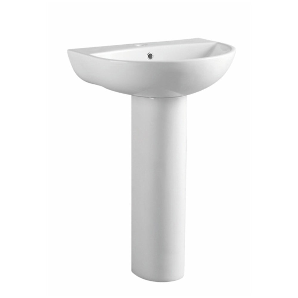 Scudo Deia Belini Full Pedestal - Gloss White - DEIA004 - TAP 'N' SHOWER