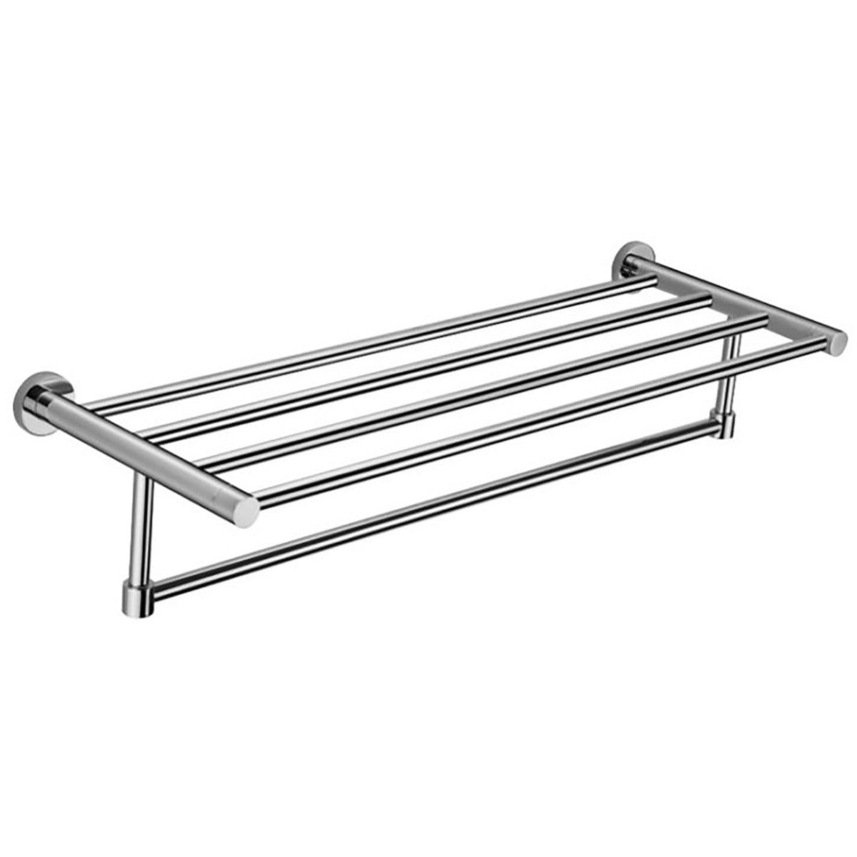 Scudo Delta Bath Towel Shelf - Chrome - DELTA - 010 - TAP 'N' SHOWER