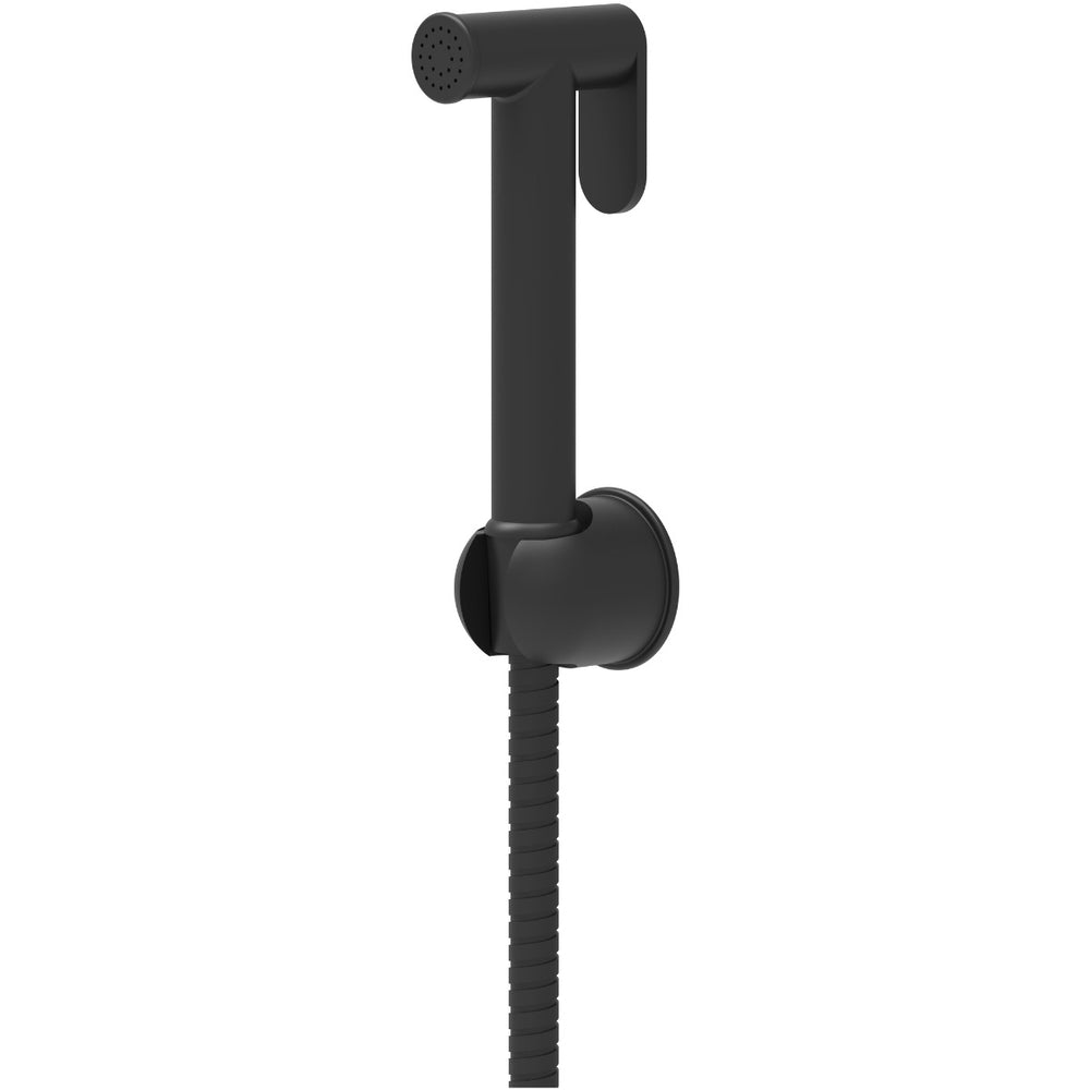 Scudo Douche Handset Flexi Holder and Outlet Elbow Black - Black - DOUCHE004 - TAP 'N' SHOWER