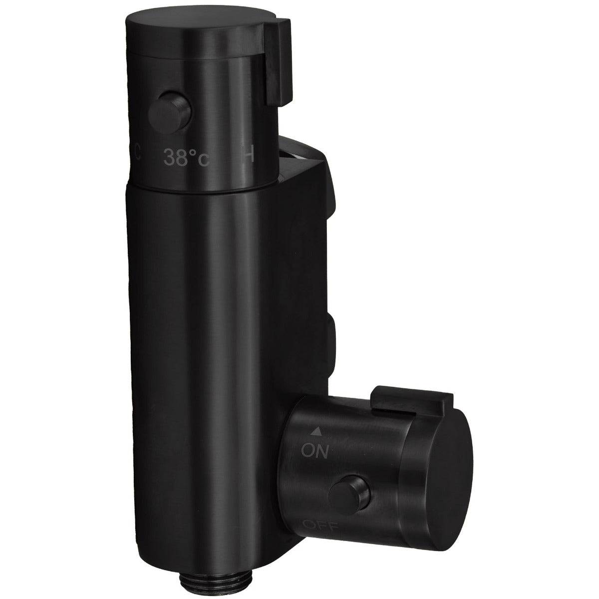 Scudo Thermostatic Vertical Valve for Douche - Black - DOUCHE007 - TAP 'N' SHOWER