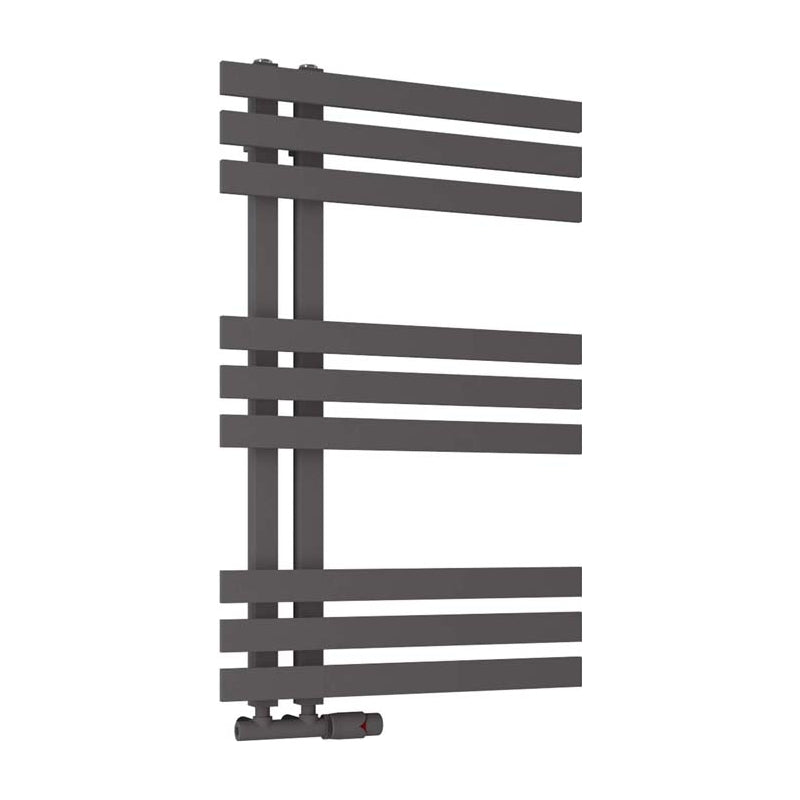 Scudo Elizabeth Towel Radiator 500 x 800mm - Anthracite - ELIZ800 - 500 - A - TAP 'N' SHOWER