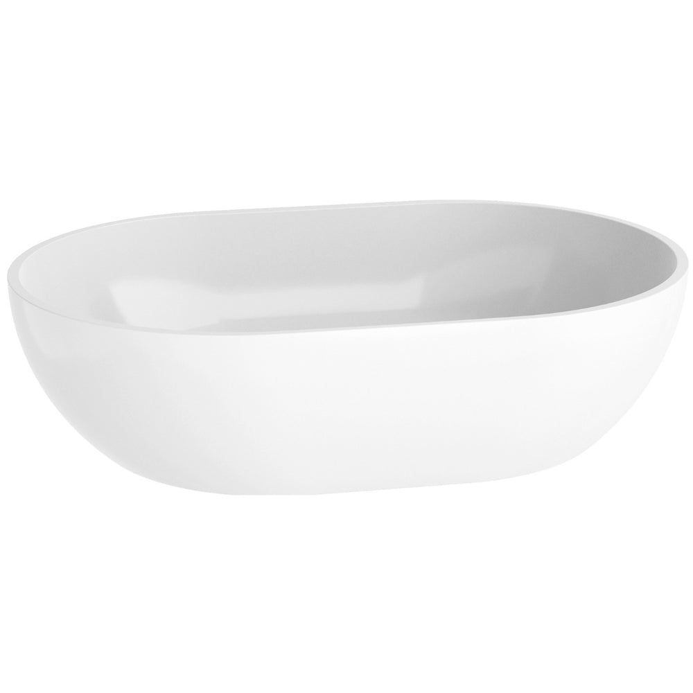 Scudo Neo Polymarble Counter Top Basin - Gloss White - FGBASIN - 002 - TAP 'N' SHOWER