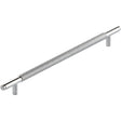 Scudo Knurled Handle 400mm - Chrome - HANDLE006 - TAP 'N' SHOWER