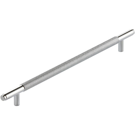 Scudo Knurled Handle 400mm - Chrome - HANDLE006 - TAP 'N' SHOWER