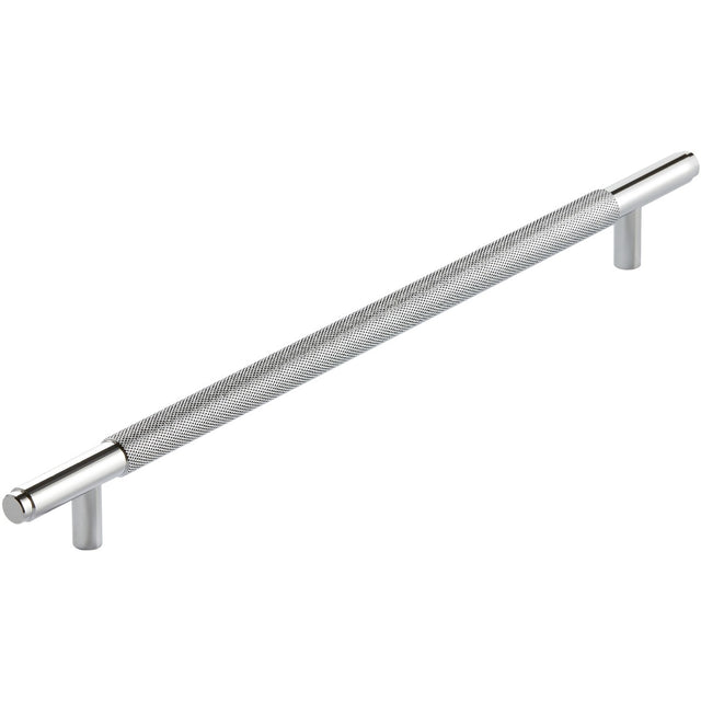 Scudo Knurled Handle 400mm - Chrome - HANDLE006 - TAP 'N' SHOWER