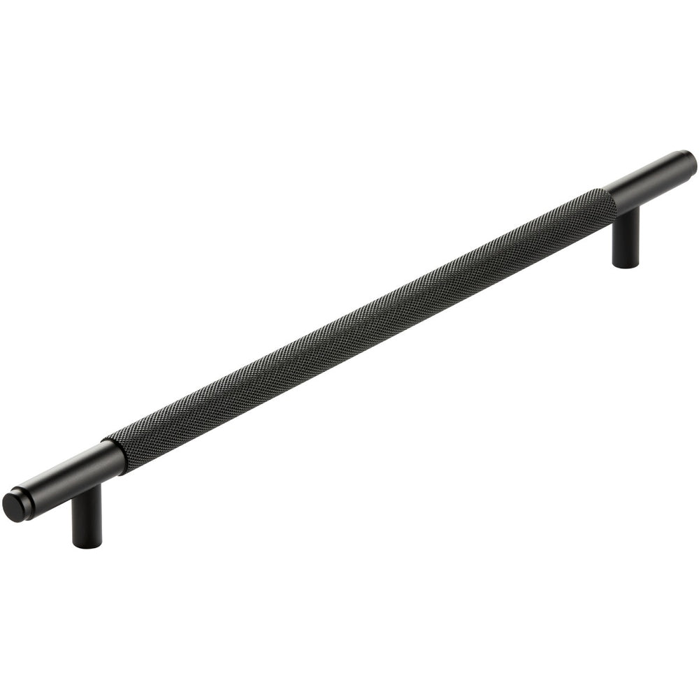 Scudo Knurled Handle 400mm - Black - HANDLE007 - TAP 'N' SHOWER