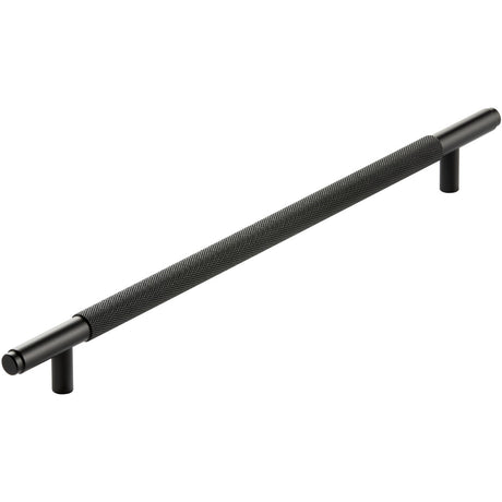 Scudo Knurled Handle 400mm - Black - HANDLE007 - TAP 'N' SHOWER