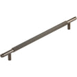 Scudo Knurled 400mm Handle - Gunmetal - HANDLE008 - TAP 'N' SHOWER
