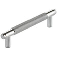 Scudo Knurled Handle 160mm - Chrome - HANDLE011 - TAP 'N' SHOWER