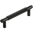 Scudo Knurled Handle 160mm - Black - HANDLE012 - TAP 'N' SHOWER