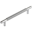 Scudo Knurled Handle 250mm - Chrome - HANDLE016 - TAP 'N' SHOWER