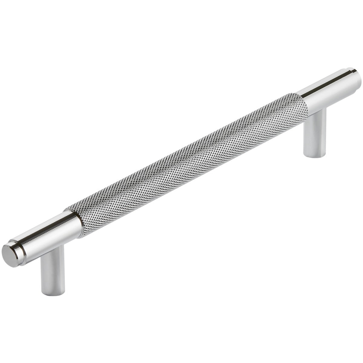 Scudo Knurled Handle 250mm - Chrome - HANDLE016 - TAP 'N' SHOWER