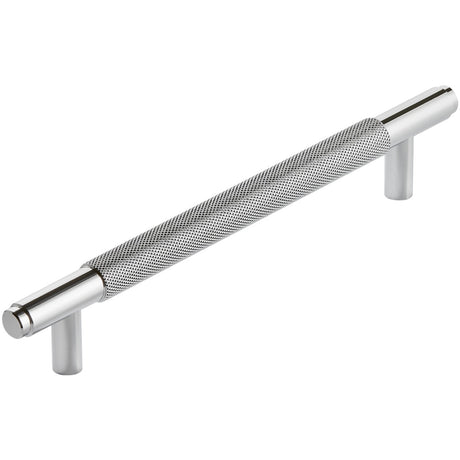 Scudo Knurled Handle 250mm - Chrome - HANDLE016 - TAP 'N' SHOWER
