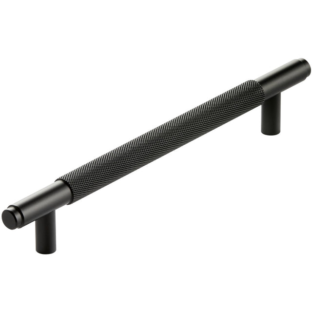 Scudo Knurled Handle 250mm - Black - HANDLE017 - TAP 'N' SHOWER