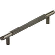 Scudo Knurled Handle 250mm - Gunmetal - HANDLE018 - TAP 'N' SHOWER