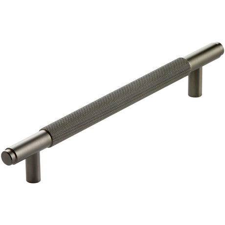 Scudo Knurled Handle 250mm - Gunmetal - HANDLE018 - TAP 'N' SHOWER
