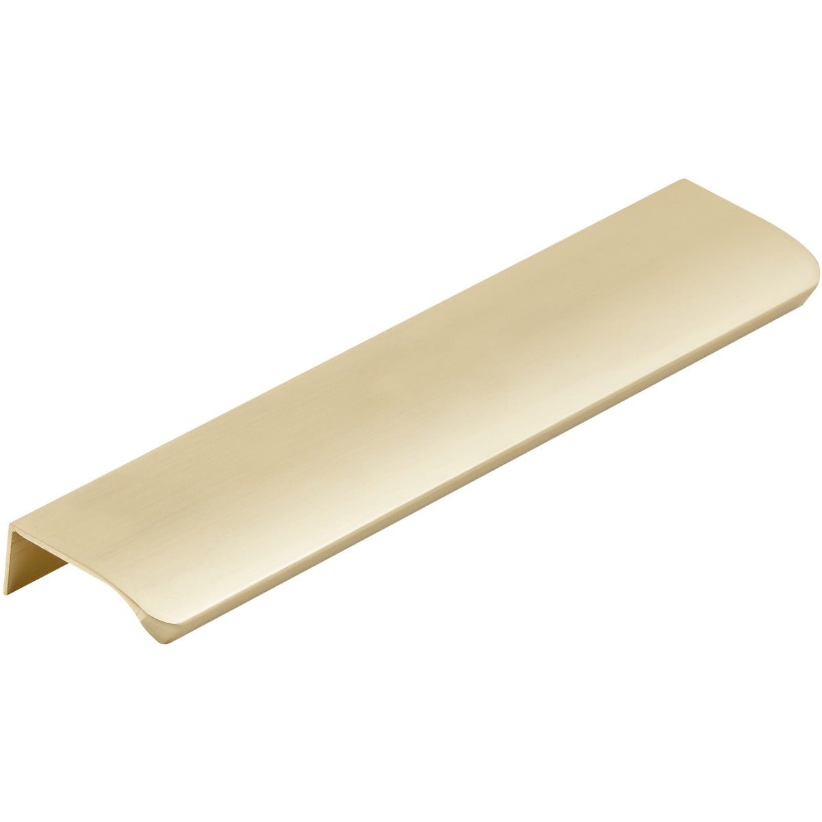Scudo Flat Handle 200mm - Brushed Brass - HANDLE025 - TAP 'N' SHOWER