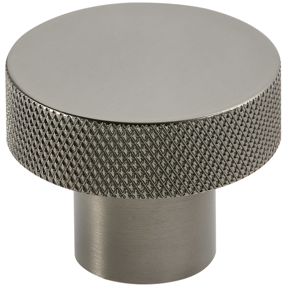 Scudo Knurled Round Handle 42mm - Gunmetal - HANDLE027 - TAP 'N' SHOWER