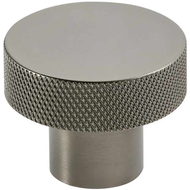 Scudo Knurled Round Handle 42mm - Gunmetal - HANDLE027 - TAP 'N' SHOWER