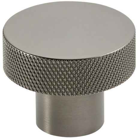 Scudo Knurled Round Handle 42mm - Gunmetal - HANDLE027 - TAP 'N' SHOWER