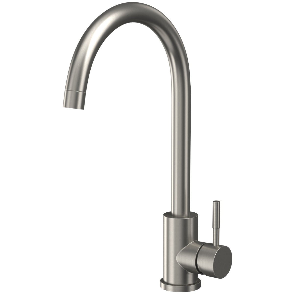 Scudo Manhattan Steel Kitchen Mixer Tap - Brushed Stainless - KT42 - TAP 'N' SHOWER