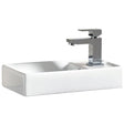 Scudo Lanza Cloakroom Basin - Gloss White - LANZABASIN - TAP 'N' SHOWER