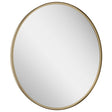Scudo Macie Brushed Brass Round LED Mirror 600mm - MACIE - 600RND - BB - TAP 'N' SHOWER