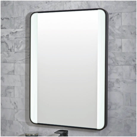 Scudo Mono Soft Square 500X700mm Mirror with Demister and Colour Change - MONO - 500X700 - TAP 'N' SHOWER