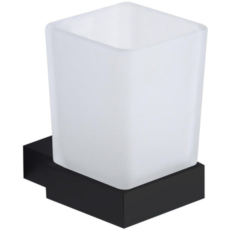 Scudo Mono Tumbler Holder - Black - MONOACC - 001 - TAP 'N' SHOWER