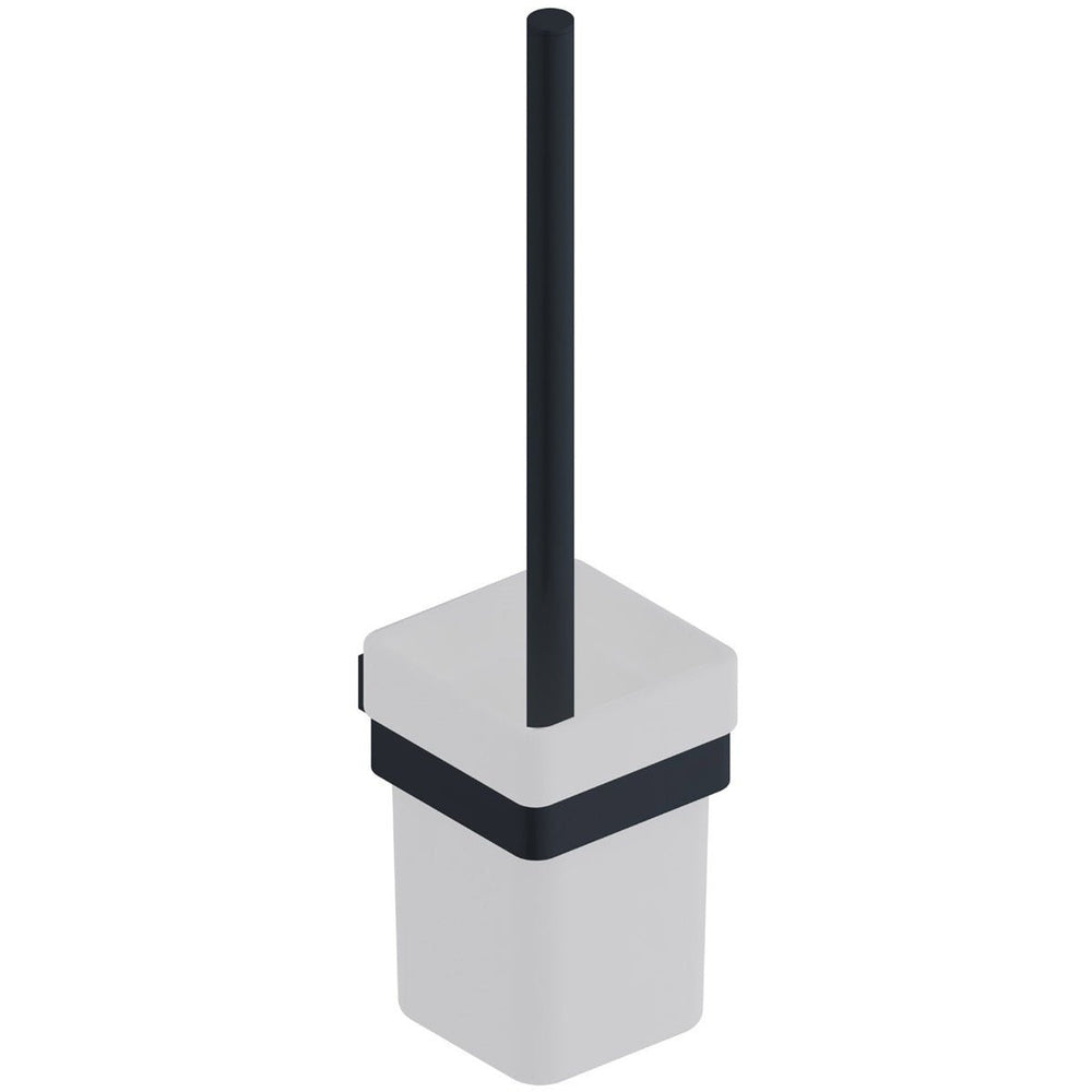 Scudo Mono Toilet Brush Set - Matt Black - MONOACC - 009 - TAP 'N' SHOWER