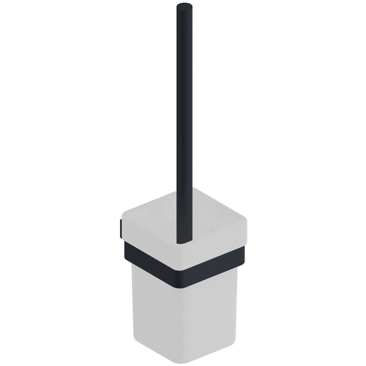 Scudo Mono Toilet Brush Set - Matt Black - MONOACC - 009 - TAP 'N' SHOWER