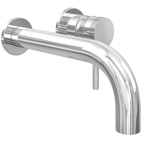 Scudo Core Wall Mounted Basin Tap - Chrome - NU - 013 - V2 - TAP 'N' SHOWER