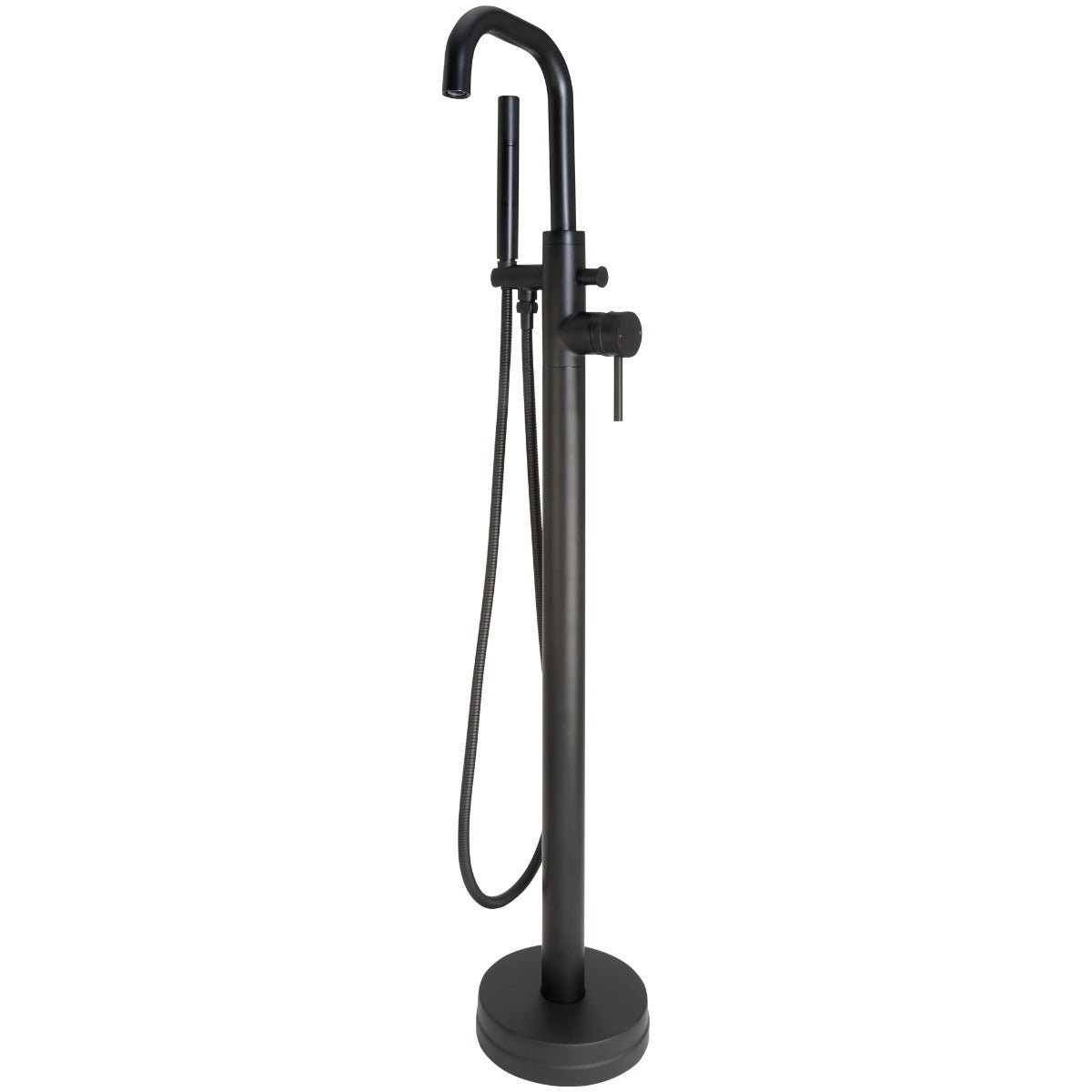 Scudo Core Freestanding Bath Shower Mixer Tap - Matt Black - NU - 017 - TAP 'N' SHOWER