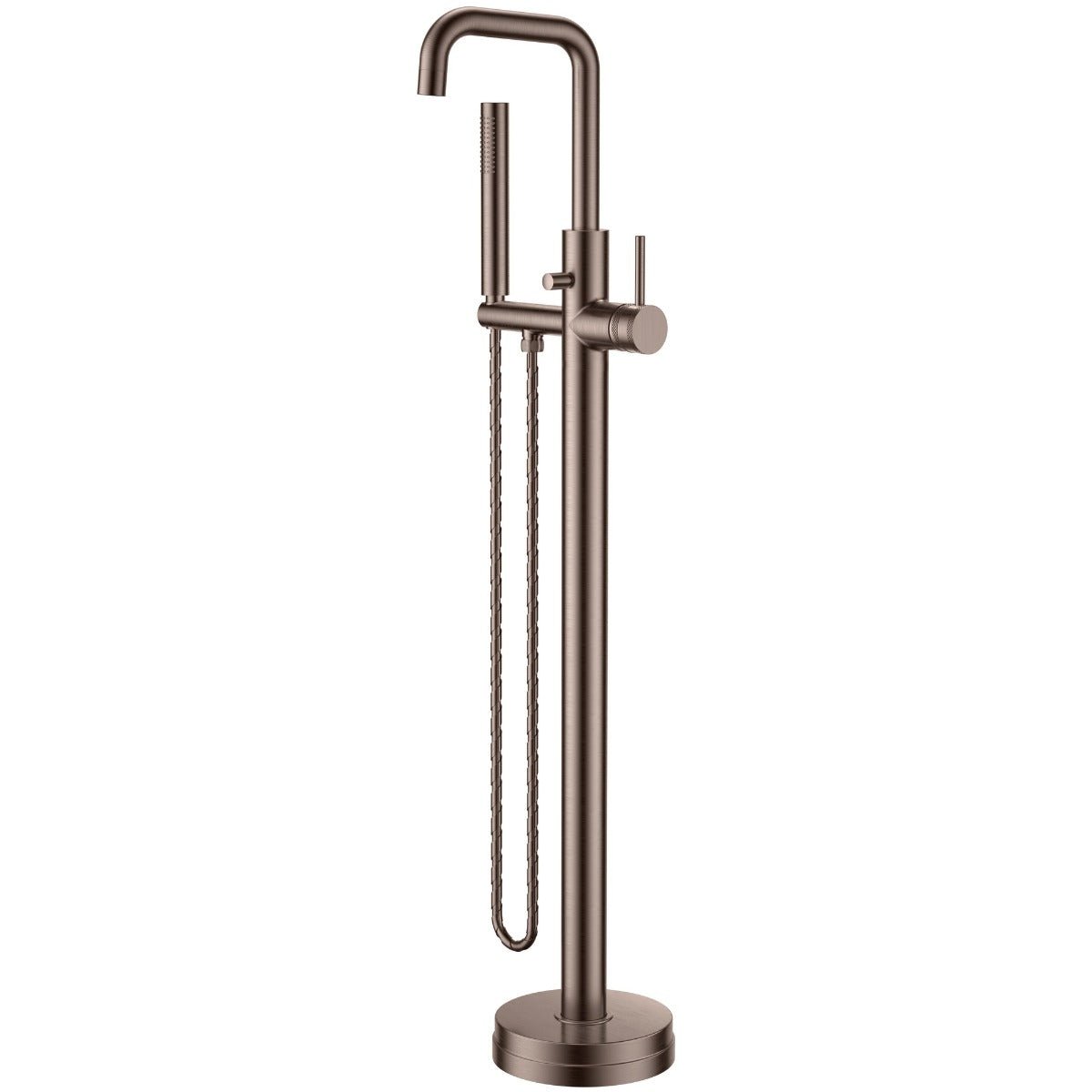 Scudo Core Freestanding Bath Shower Mixer Tap - Brushed Bronze - NU - 041 - TAP 'N' SHOWER