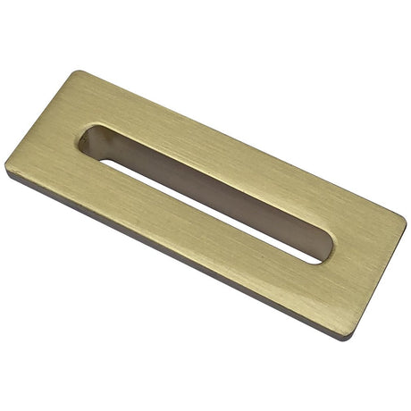 Scudo Rectangle Basin Overflow Insert - Brass - OVERFLOWSQ - BRASS - TAP 'N' SHOWER