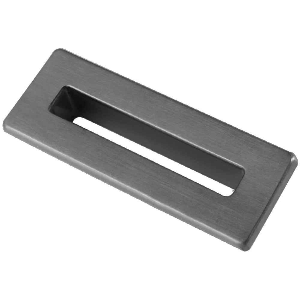 Scudo Rectangle Basin Overflow Insert - Gunmetal - OVERFLOWSQ - GUN - TAP 'N' SHOWER