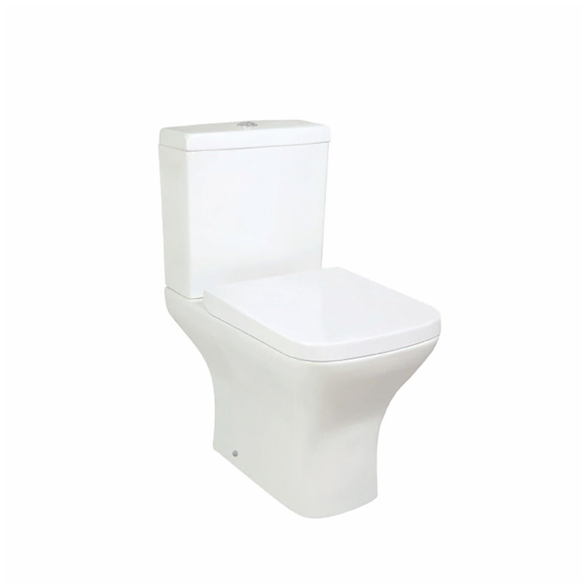 Scudo Porto Open Back Rimless WC Pan - White - PORTO - PAN - SEAT - TAP 'N' SHOWER