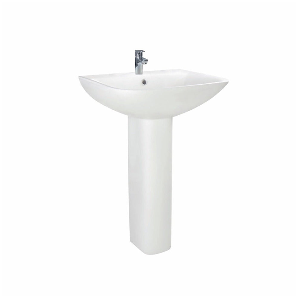 Scudo Porto Pedestal - White - PORTO004 - TAP 'N' SHOWER