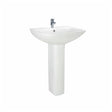 Scudo Porto Pedestal - White - PORTO004 - TAP 'N' SHOWER