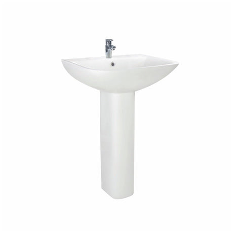 Scudo Porto Pedestal - White - PORTO004 - TAP 'N' SHOWER