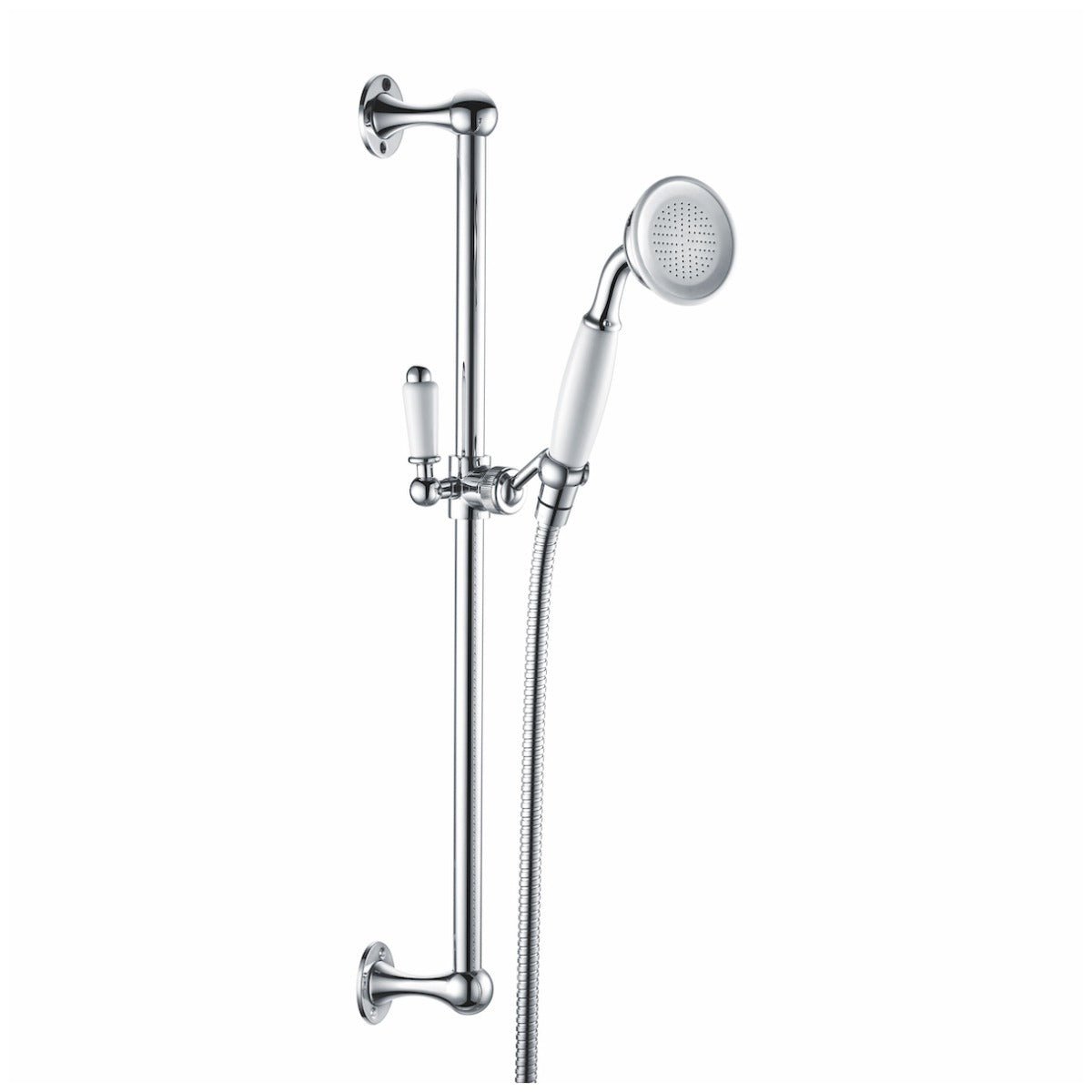Scudo Traditional Riser Rail Kit - Chrome - RISERKIT003L - TAP 'N' SHOWER