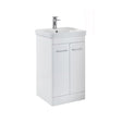 Scudo Rossini Floor Standing Vanity Unit 500mm - White Gloss - ROSSINI02 - TAP 'N' SHOWER