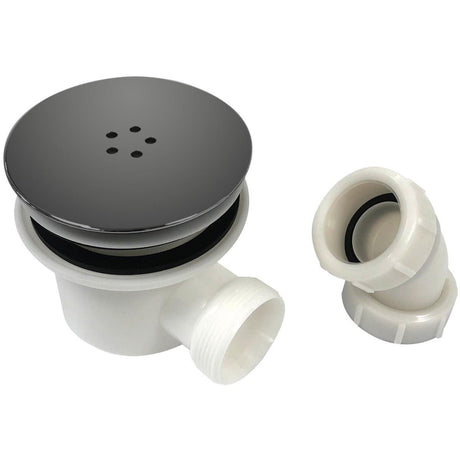 Scudo Gunmetal 90mm Fast Flow Shower Waste - Gunmetal - S0062 - TAP 'N' SHOWER