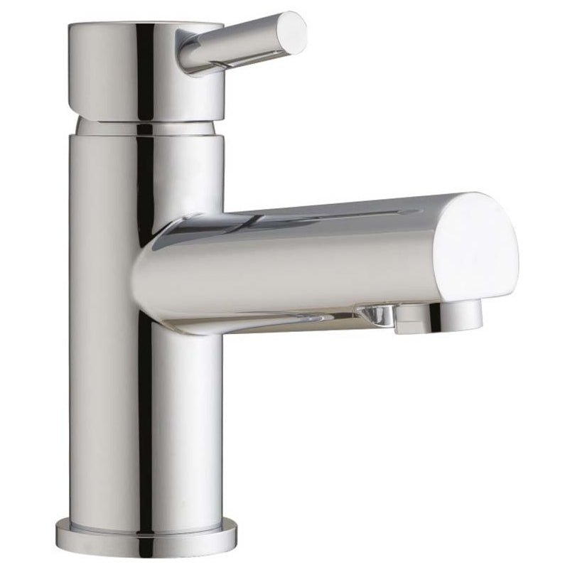 Scudo Premier Mono Basin Mixer Tap with Push Waste - Chrome - TAP101L - TAP 'N' SHOWER