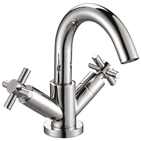 Scudo Kross Mono Basin Mixer Tap with Push Waste - Chrome - TAP131 - TAP 'N' SHOWER