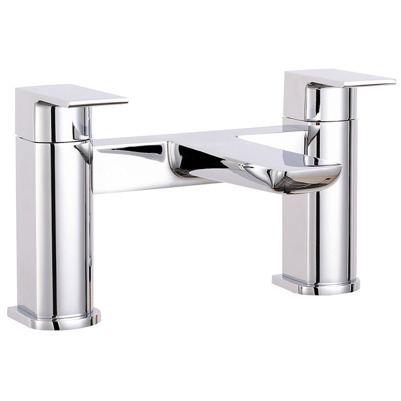 Scudo Muro Bath Filler Tap - Chrome - TAP242L - TAP 'N' SHOWER