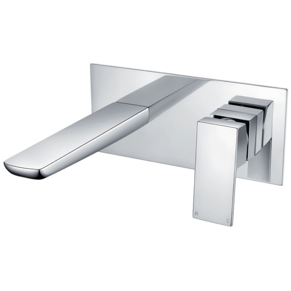 Scudo Muro Wall Mounted Basin Mixer Tap - Chrome - TAP248L - TAP 'N' SHOWER