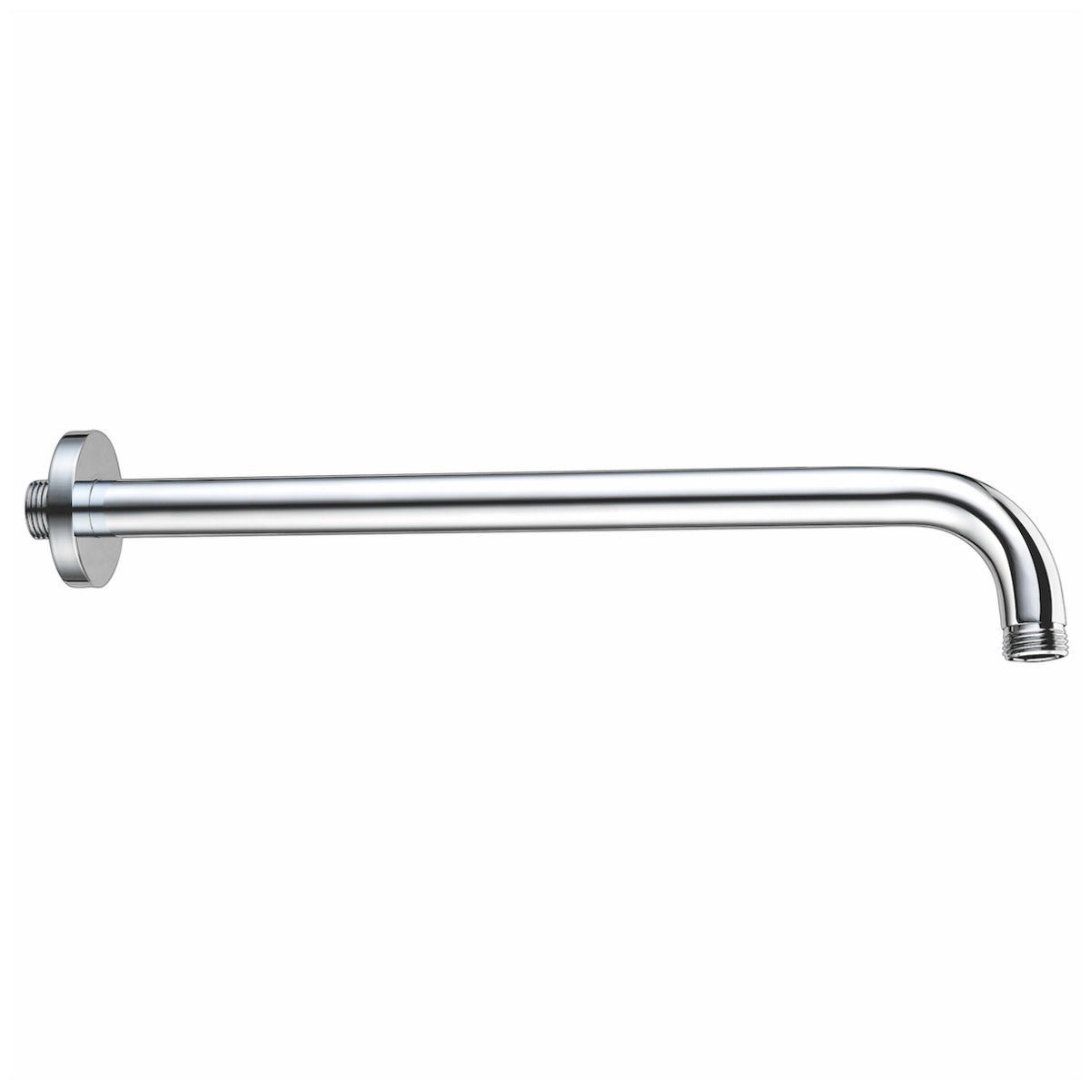 Scudo Round Wall Mounted Shower Arm - Chrome - WALLARM002L - TAP 'N' SHOWER