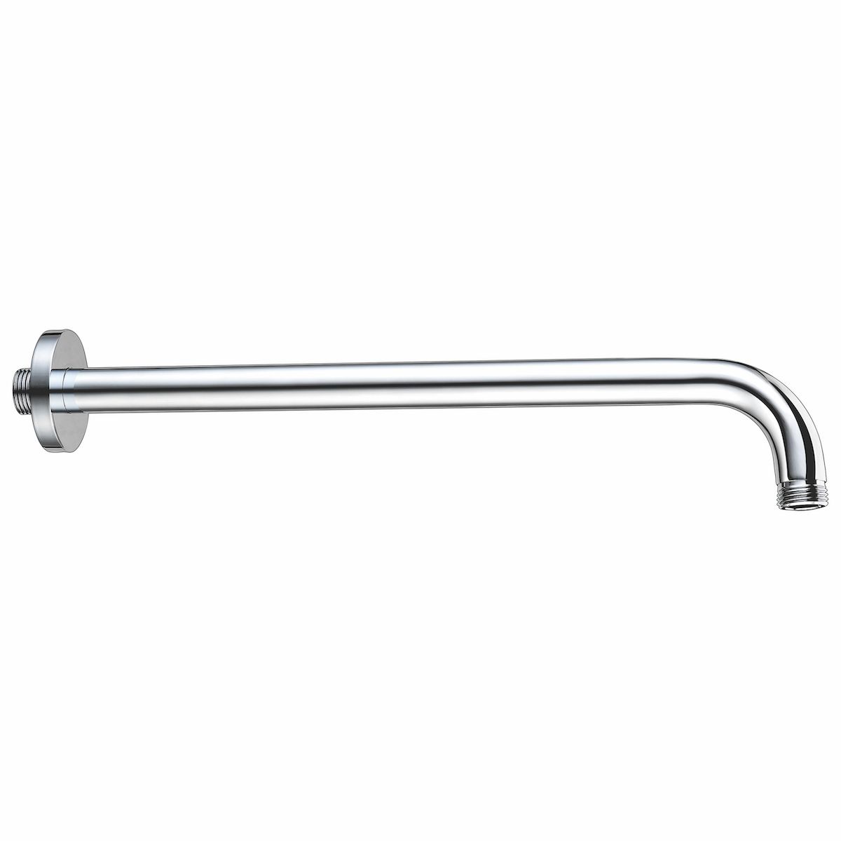 Scudo Round Extended Wall Shower Arm - Chrome - WALLARM005 - TAP 'N' SHOWER