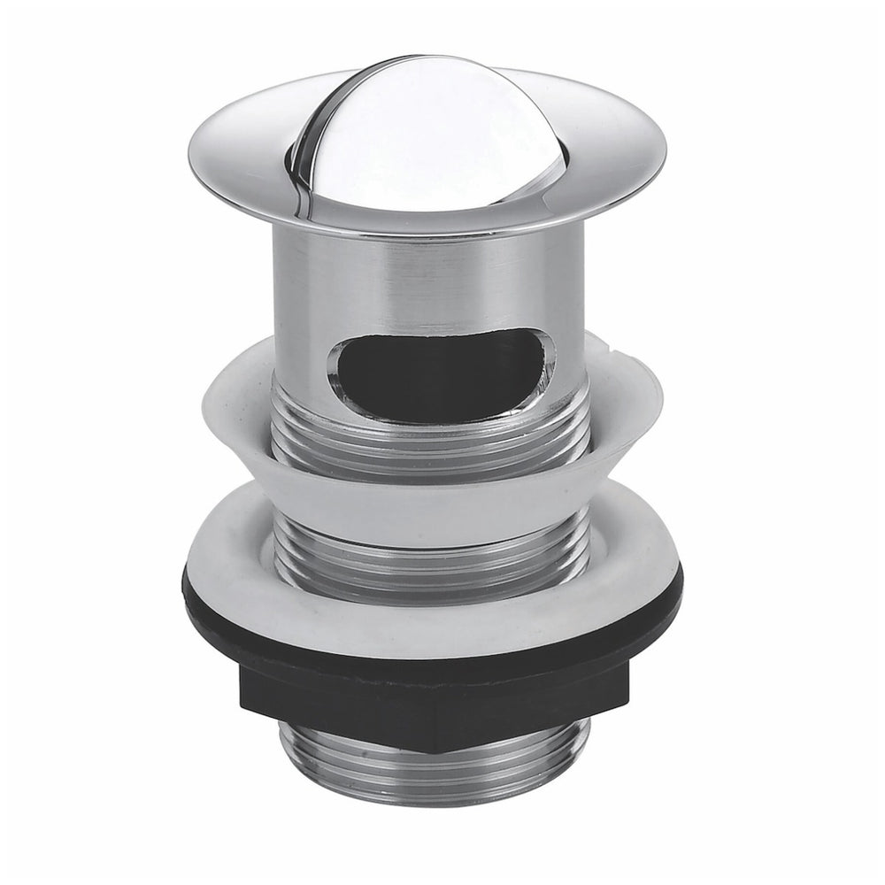 Scudo Swivel Top Slotted Basin Waste - Chrome - WASTE100 - TAP 'N' SHOWER